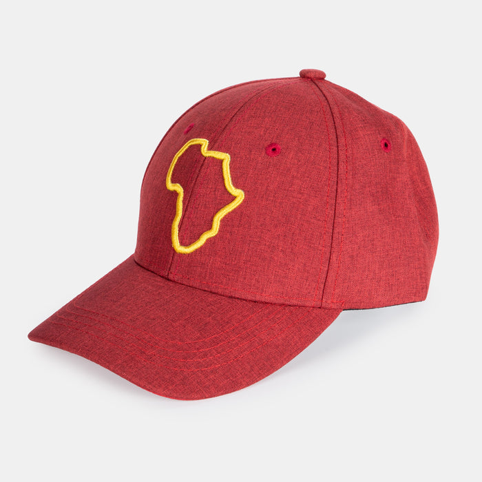 Africa Line Cap - Ruby