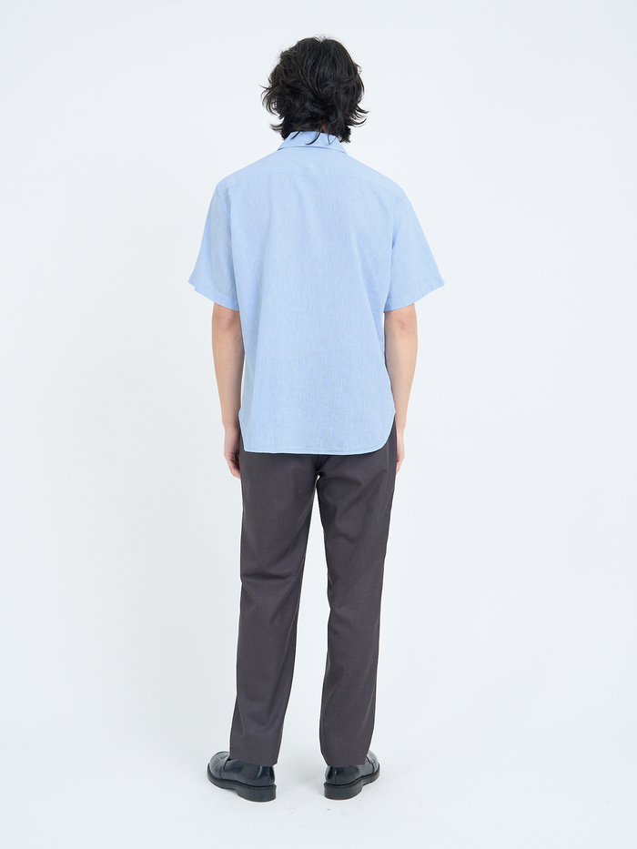 Atlanta Short Sleeve Shirt (Loose Fit) Perkins Blue