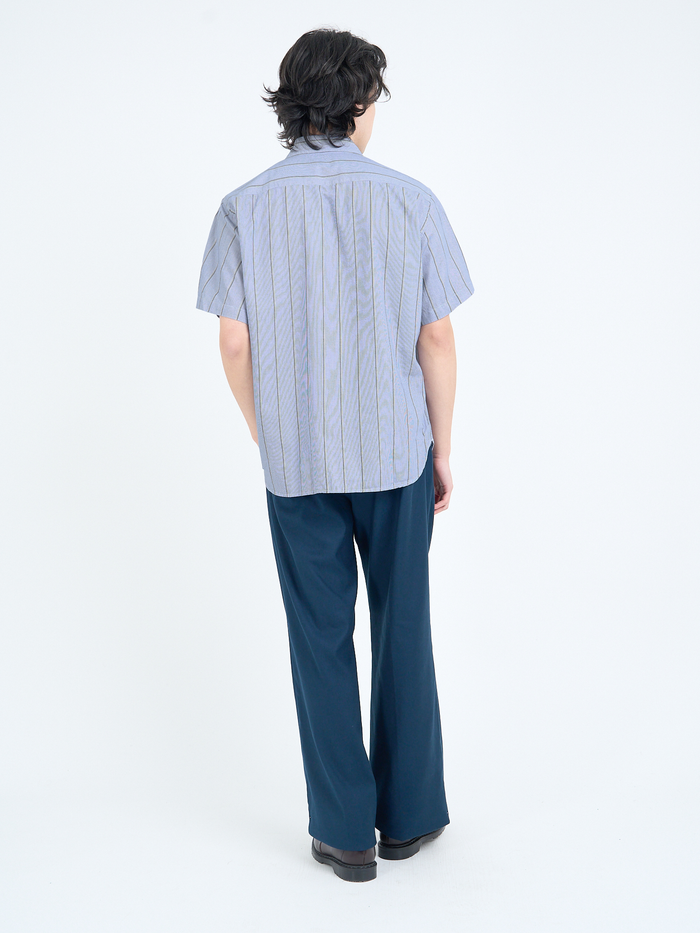 Atlanta Short Sleeve Shirt (Loose Fit) Pinwell Blue