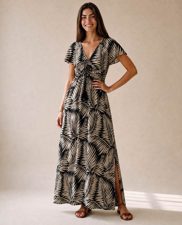 Avelle Maxi Dress - Drift Black