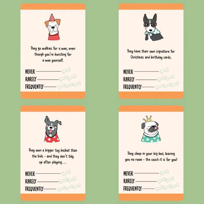 Card Game - Is Your Dog Spoiled