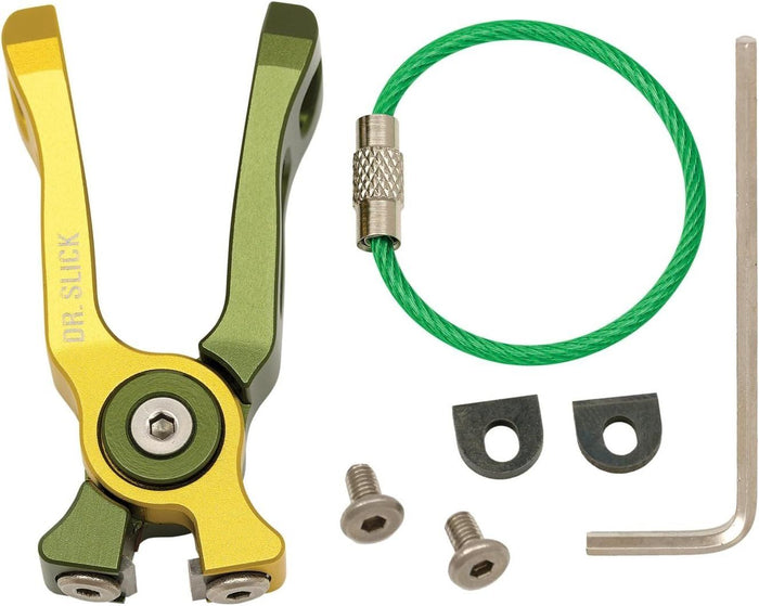 Dr. Slick Cyclone Nipper - Straight Cutting Face - Gold / Green