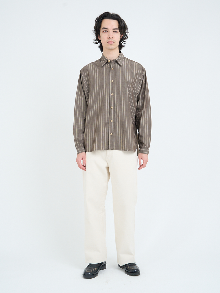 Garrison Long Sleeve Shirt (Loose Fit) Corbet Brown