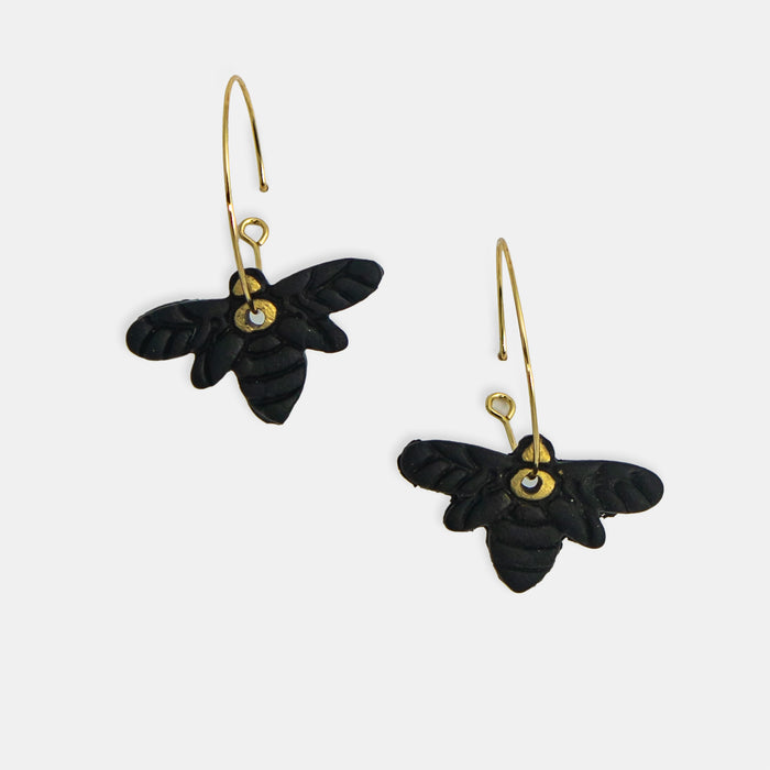 Honeybee Earrings - Black