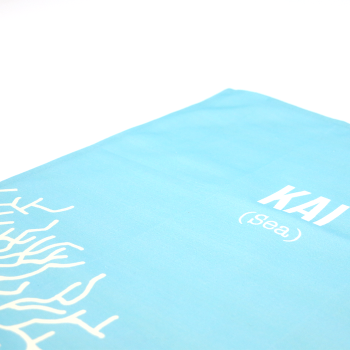 Kai - Sea Tea Towel - Close-Up