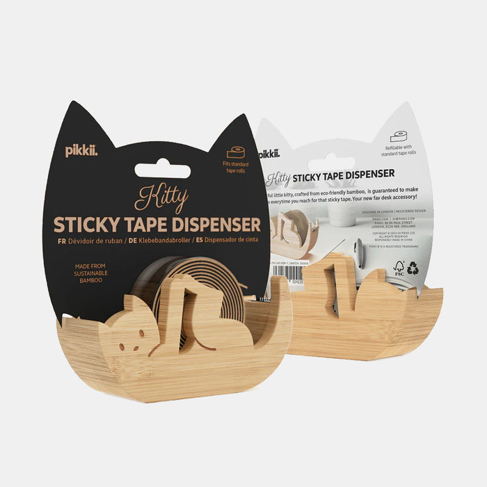 Kitty Cat Bamboo Tape Dispenser