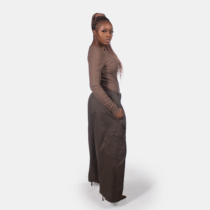 Ladies' Barrel Pants - Olive