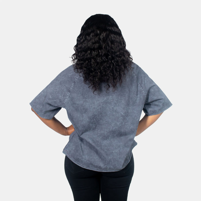 Ladies' Boxy Africa T-Shirt - Charcoal