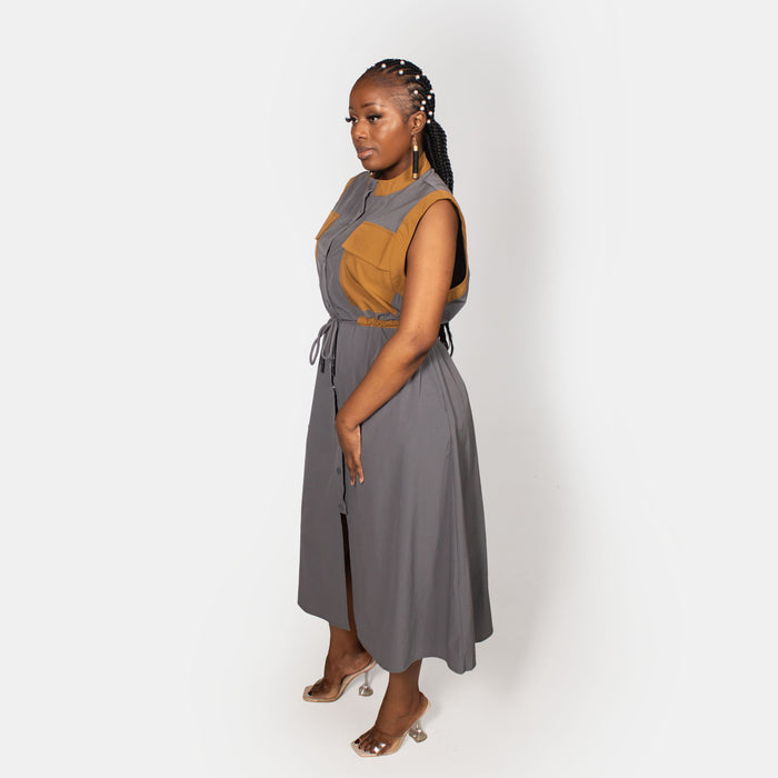 Ladies' Buttercup Dress - Grey