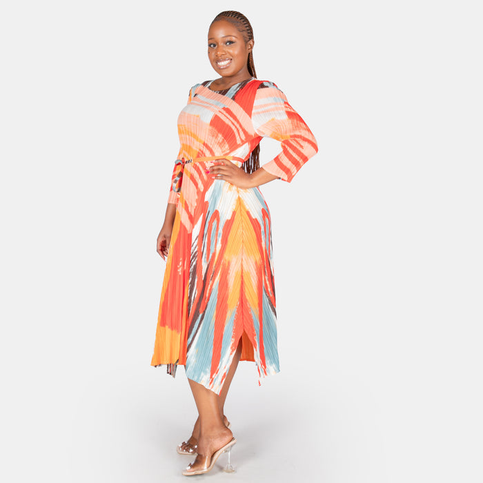 Ladies' Georgia Dress - Coral