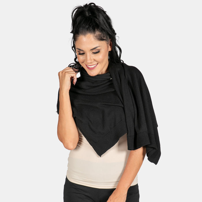 Ladies' Pashmina Jersey - Black