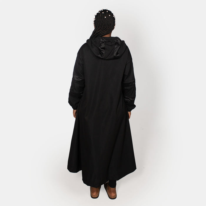 Ladies' Raincoat Dress - Black