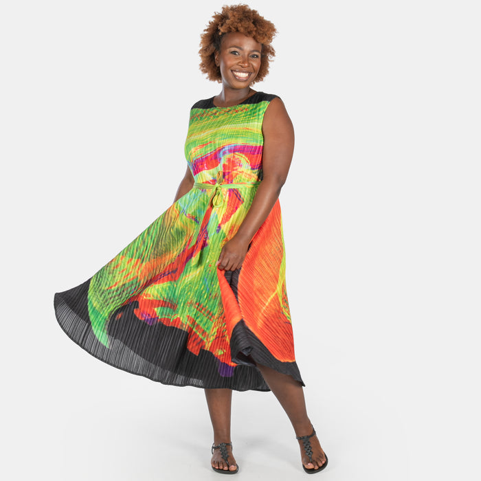 Ladies' Summer Jasmine Dress - Olive