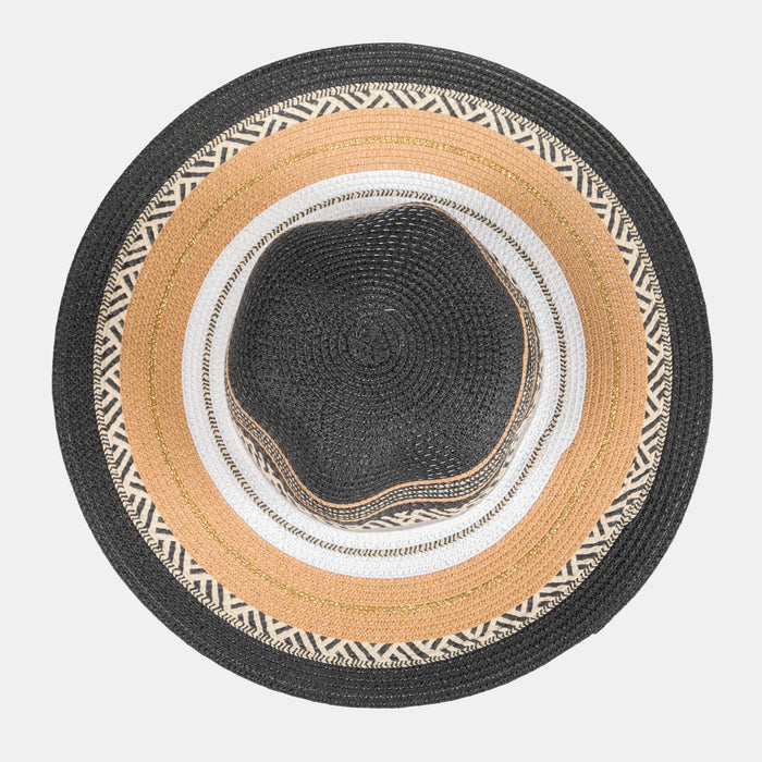 Ladies' Tribal Summer Hat - Black