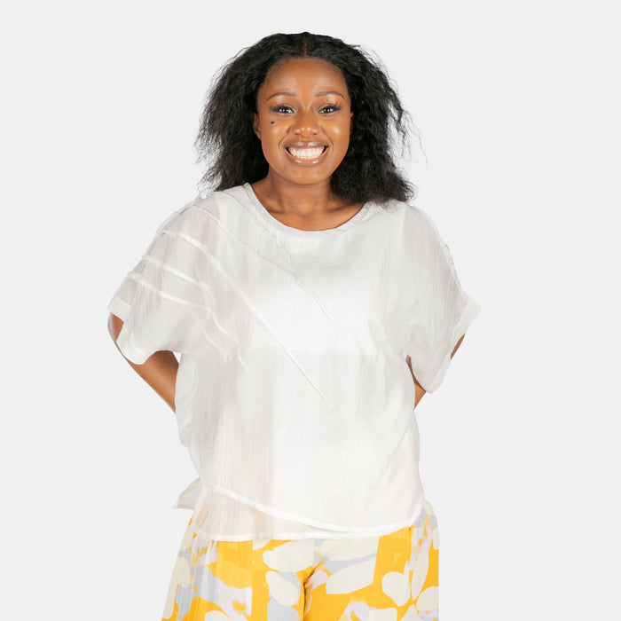 Ladies' Vanessa Top - Cream