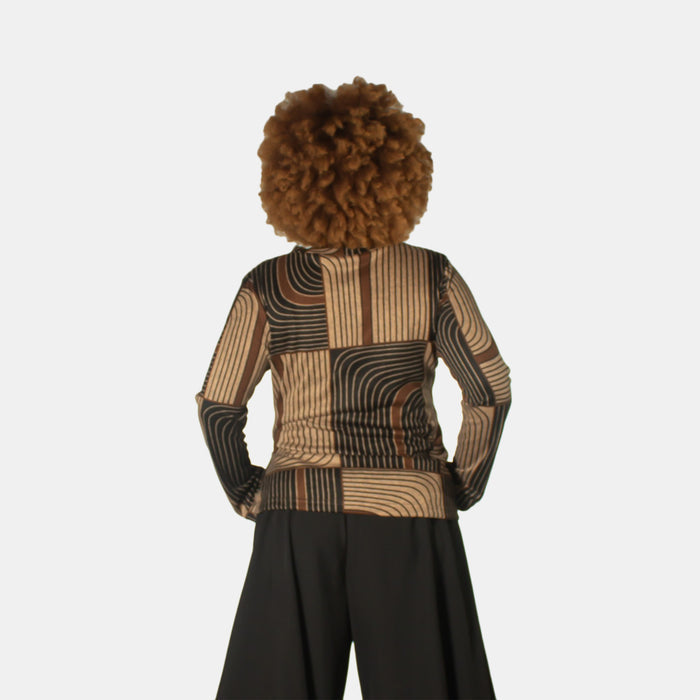 Ladies' Yoyo Top - Brown