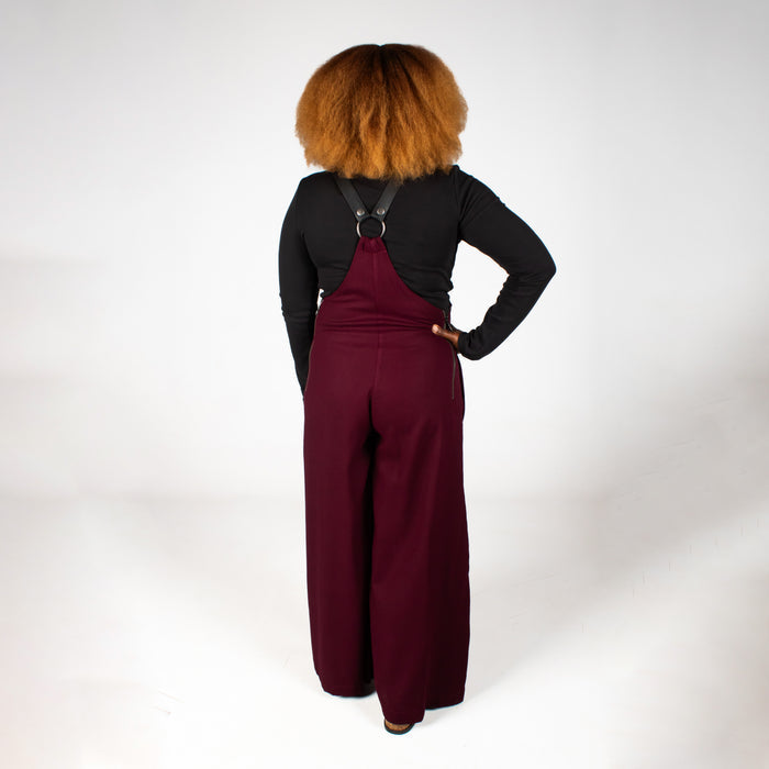 Ladies' Zingara Jumpsuit - Maroon