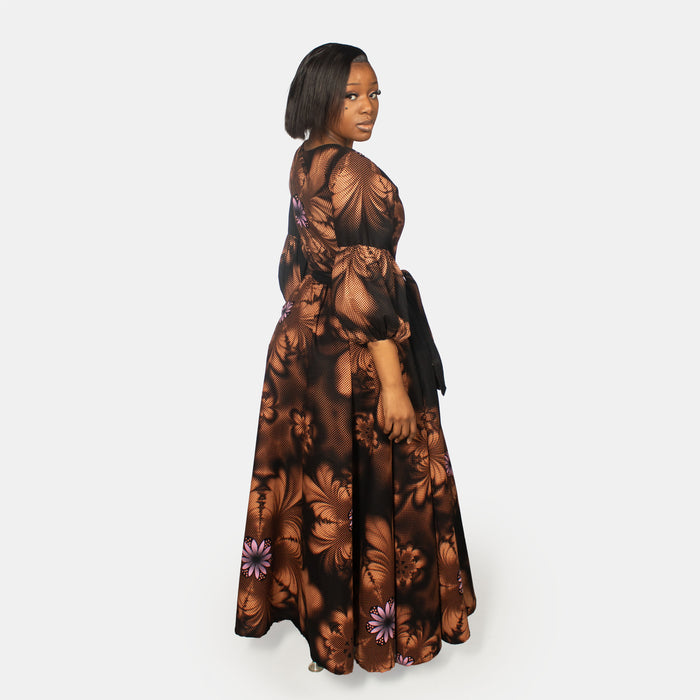 Ladies' Zoleka Dress - Brown