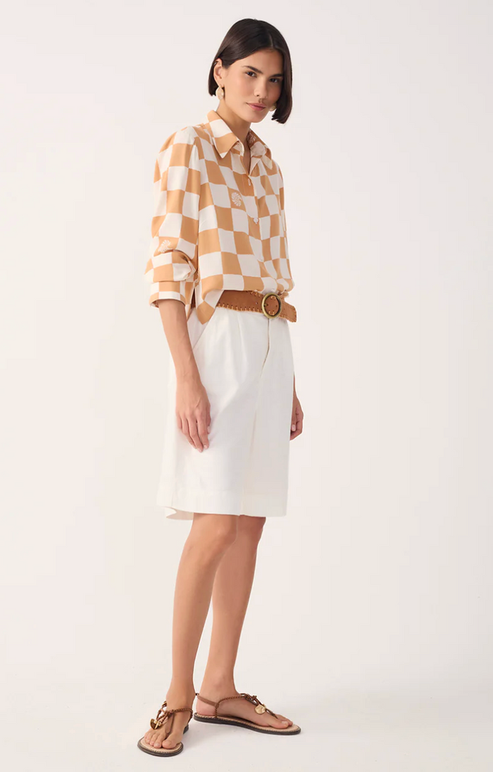 Linen Bermuda Shorts