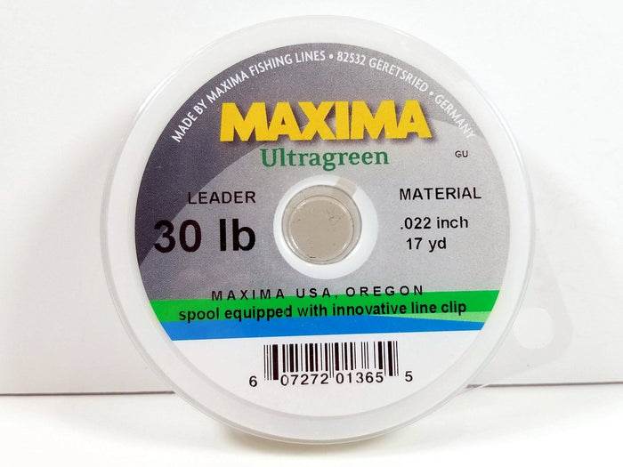 Maxima Ultra Green Leader Spool 30lb