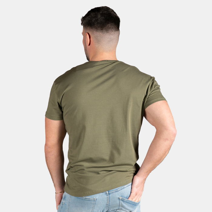 Men's Africa Roundel Slim Fit T-Shirt - Olive