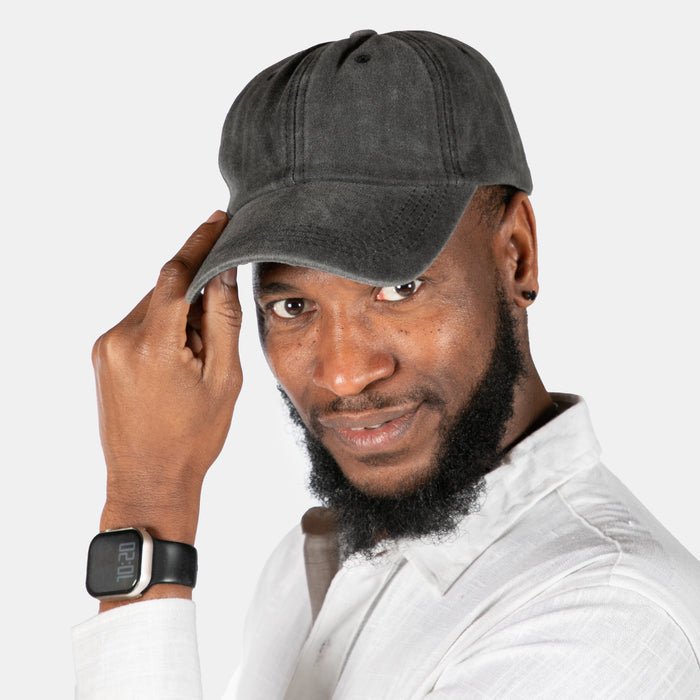 Men's Baseball Dad Cap - Charcoal