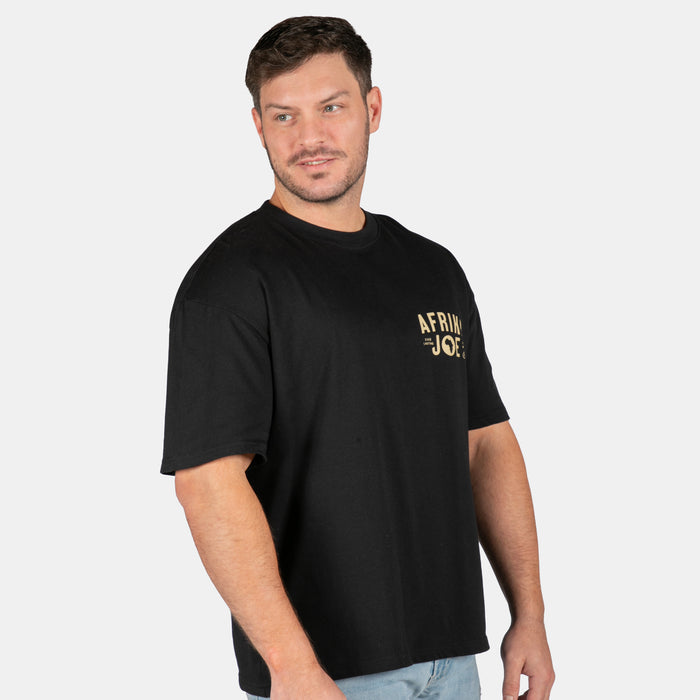 Men's Caffeine Boxy T-Shirt - Black