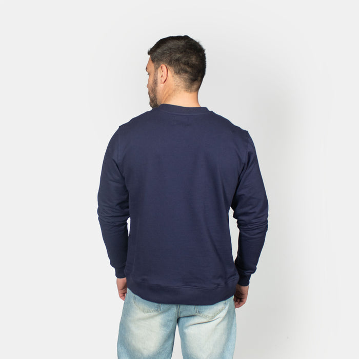 Men's Eclipse Crew Sweater - Navy