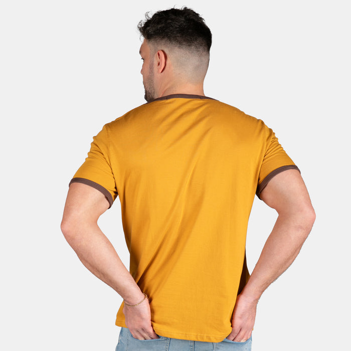 Men's Heritage Lion Matches T-Shirt - Mustard