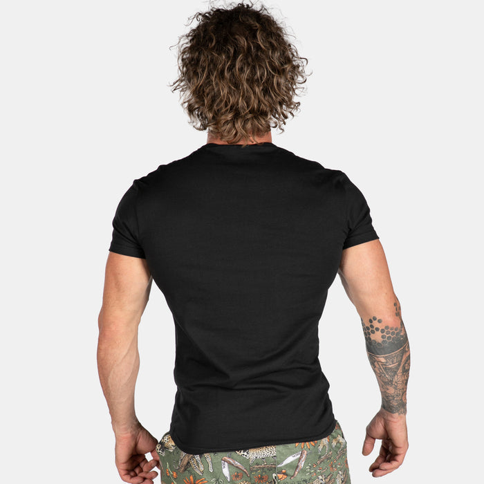 Men's Short Sleeve ZA T-Shirt - Black