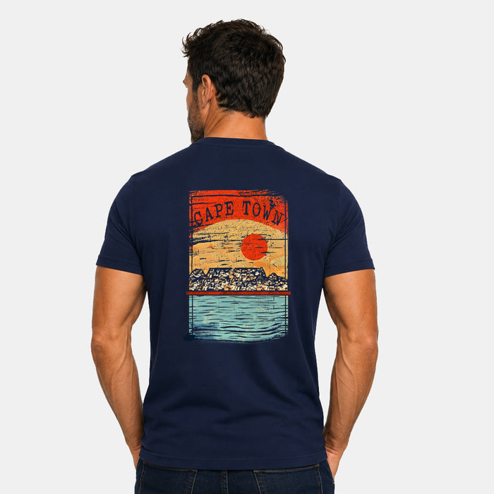 Men's Stormy Cape Town T-Shirt - Navy