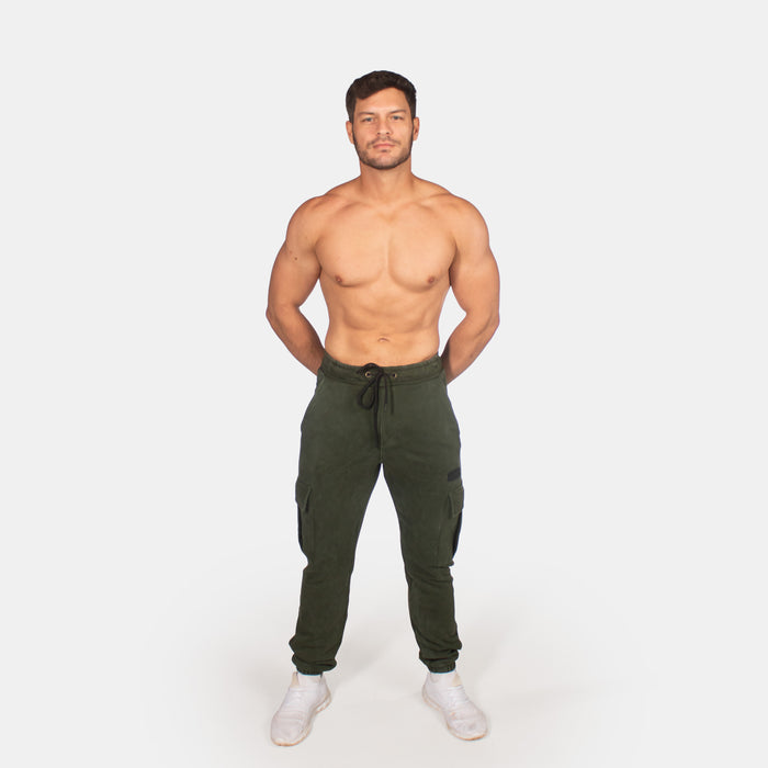 Men's Winter Joggers - Olive