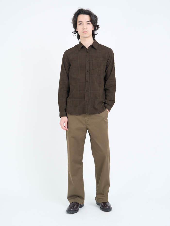New York Special Shirt Connell Chocolate Brown