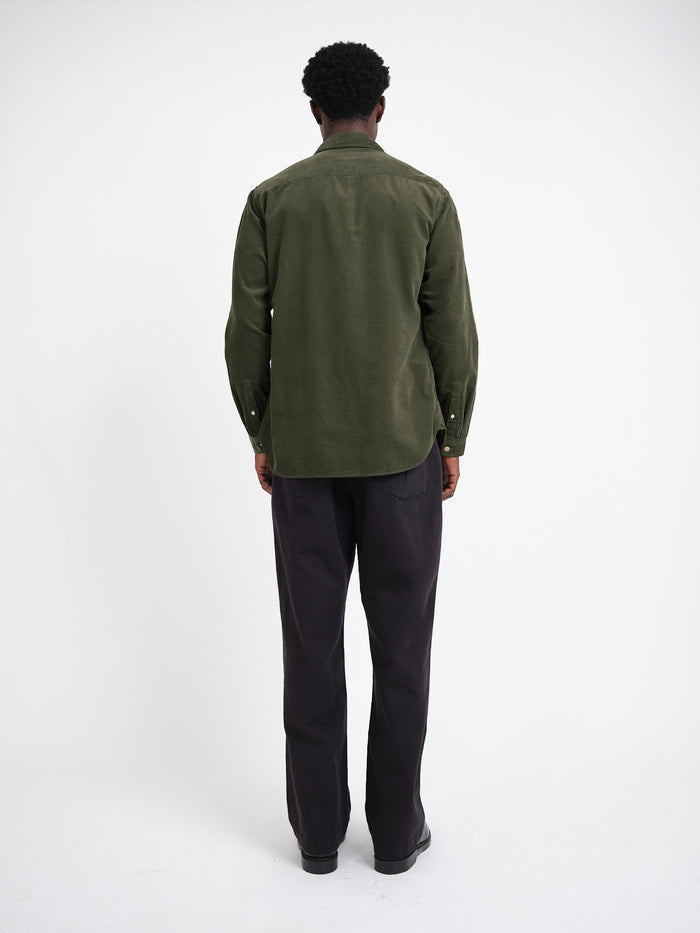 New York Special Shirt Mersey Cord Green