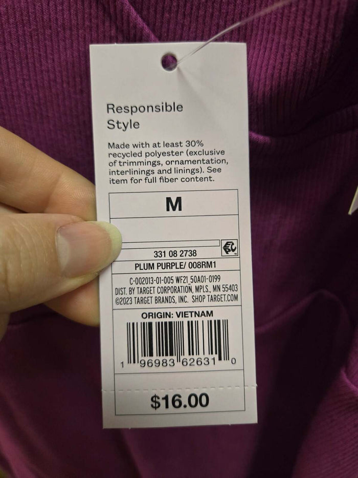 NWT M purple Wild Fable Dress