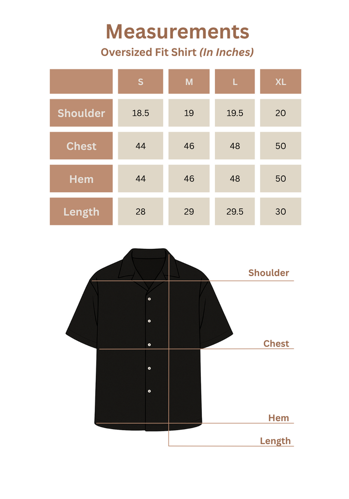 Oversized Fit Panda Print Men's Printed Shirts for Men