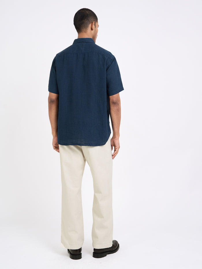 Penryn Short Sleeve Shirt (Loose Fit) Coney Navy