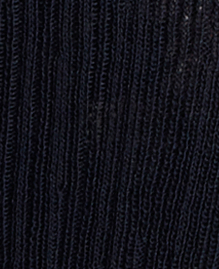 Polo Cap Sleeve Varigated Rib Sweater