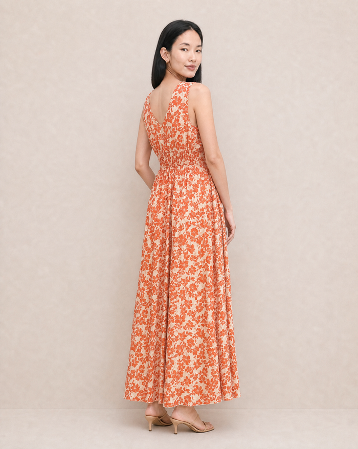 Rayna Maxi Dress - Kai Coral