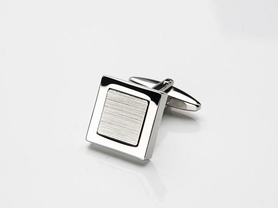 Rhodium Plated Cufflinks