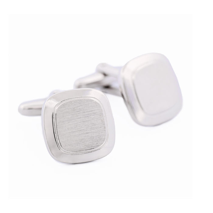 Rhodium Plated Cufflinks