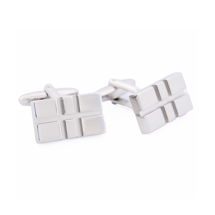 Rhodium Plated Cufflinks