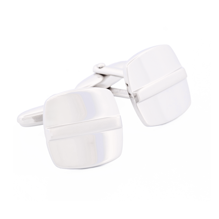 Rhodium Plated Cufflinks