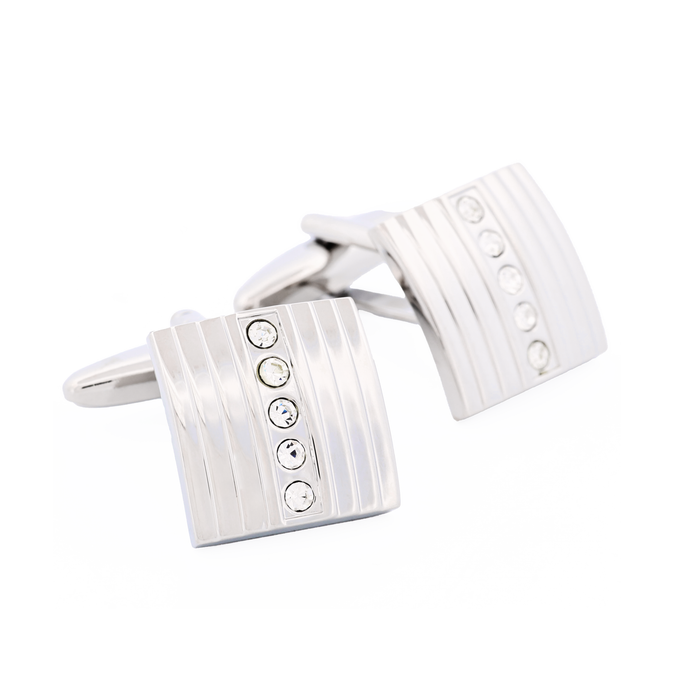 Rhodium Plated Cufflinks
