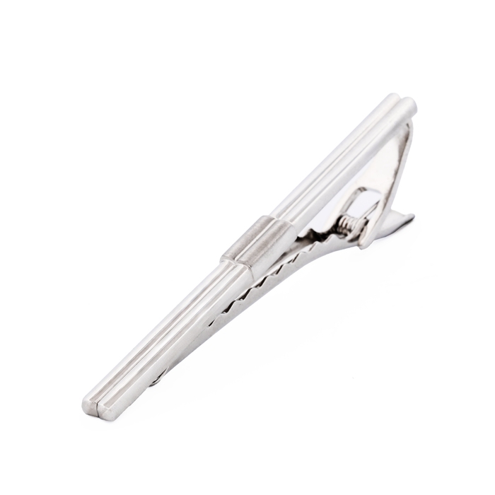 Rhodium/Brush Rhodium Tie Bar