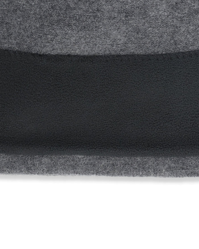 Simms Hayward Wool Beanie Gunmetal Fleece Liner