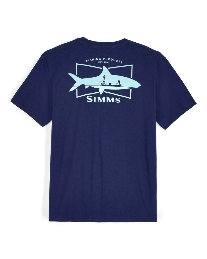 Simms Men's Salty Sign T-Shirt Simms Short Sleeve Tee Shirts Rivers and Glen Trading Co