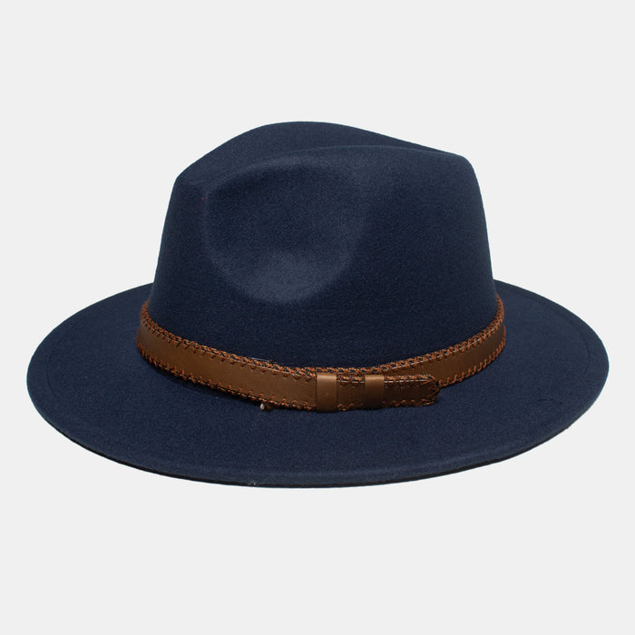 Unisex Melania Felt Hat - Navy