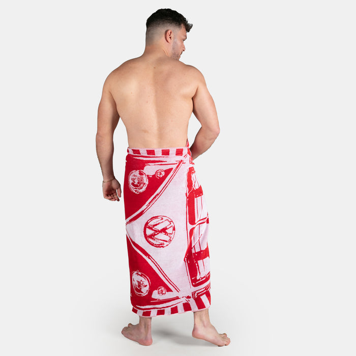 VW Beach Towel - Red