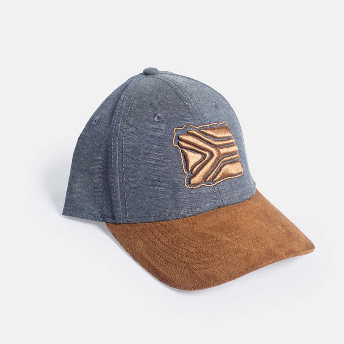 3D Embroidered SA Flag Cap - Grey